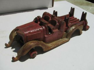 Large Cast Iron Arcade ? Hubley ? Truck.  8 Inches Long.  Missing Partsno Reserve.