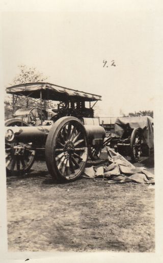 Wwi Photo 9.  2 " Artillery Gun & Tractor 1918 Aberdeen Proving Ground 88