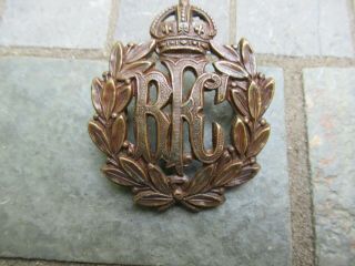 Vintage British Royal Flying Corps Hat Emblem