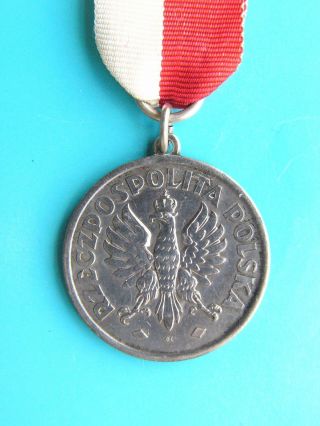 52 Polish Poland 3rd Of May Medal,  1271,  Sterling,  Awarded Only Once In 1925