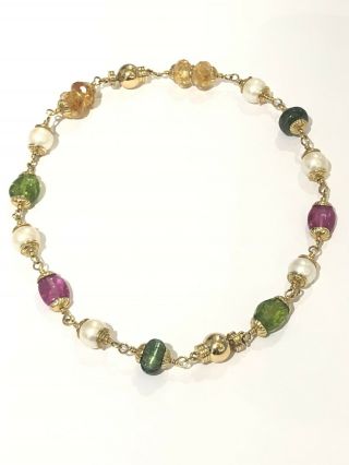 Seaman Schepps Multistone Necklace/Lariat/Bracelet 2