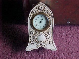 Antique " Haven " Art Deco Table Clock Running