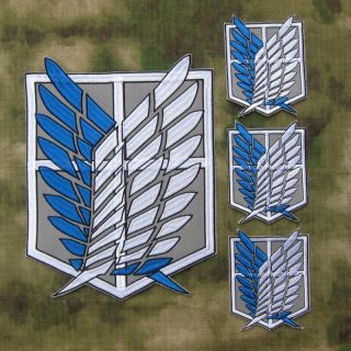 Attack On Titan Investigation Corps Back Of The Body Embroidery Patch Suit Large