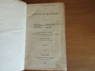 Old ANCIENT HISTORY Leather Book 1815 MAPS EGYPT ASSYRIAN BABYLONIA GREECE MEDES 2