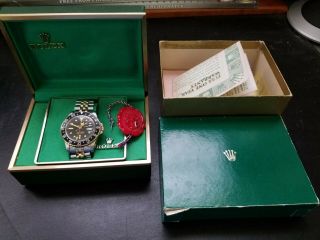 Rolex Vintage Gmt Master Ref 1675/3 With Jubilee Bracelet 14kt And Steel