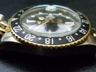 Rolex Vintage GMT Master ref 1675/3 with Jubilee Bracelet 14kt and steel 3