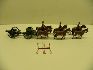 Toy Army Workshop /royal Horse Artillery (british Military 6 Horses & 3 Figures)