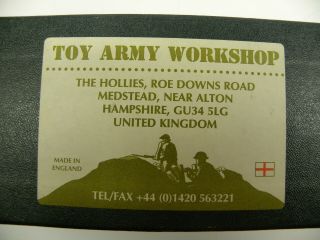 Toy Army Workshop /Royal Horse Artillery (British Military 6 Horses & 3 Figures) 6