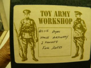 Toy Army Workshop /Royal Horse Artillery (British Military 6 Horses & 3 Figures) 7