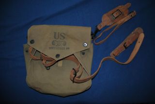 Wwii Horse Gas Mask Bag M4