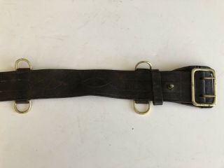 Ww1 Officers Sam Browne Leather Service Belt Us Army.