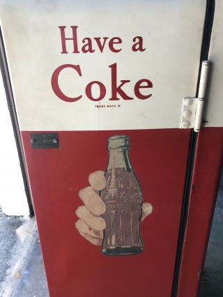 1940s Coca Cola Vending Machine Coke Antique Bottles Cavalier CS - 72 - A 4