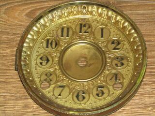 Antique Ansonia Mantel Clock Dial Bezel Parts Repair
