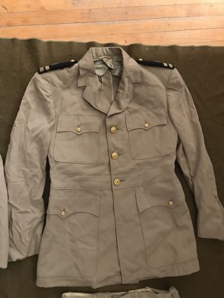 Vintage U.  S.  Navy Officer Summer Dress Khaki Uniform WW2 WWII Korea Korean War 2