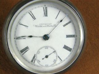 Antique Pocket Watch Waltham 18s Grade No 1 Model 1883 Century Swing Out Case