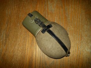 Ww2 German Wehrmacht Heer Luftwaffe M31 Canteen & Straps 2 -