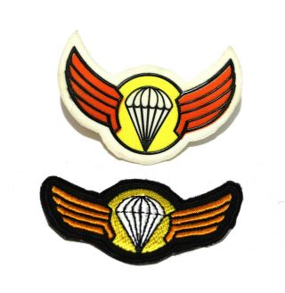 Bophuthatswana Army Fall Parachute Brevets Or Wing Set Of 2