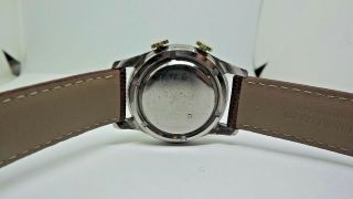 Vintage Heuer one star alarm watch AS 1475 14ct 14k Gold Capped c.  1950s 6