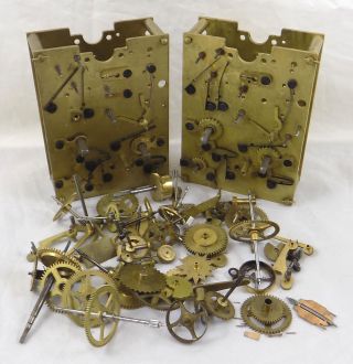Two Part Carriage Clock Movements - Repeaters With Alarm - For Spares
