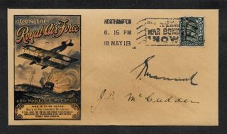 Mannock & Mccudden Air Aces Collector Envelope W Period Stamp Op1217