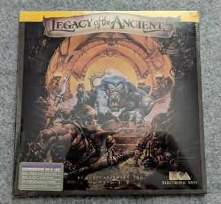 Legacy Of The Ancients Commodore 64 Electronic Arts Computer Game C64 Ea