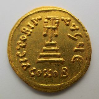 641 - 668 AD Byzantine Empire CONSTANS II Gold Coin AV SOLIDUS Ancient SEAR 938 3