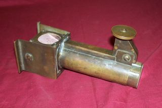 Old Gun Artillery Periscope Sight ? Vintage Cannon Rifle Howitzer Wwi Wwii Army