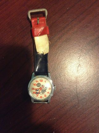 This Is A Vintage Evel Knievel Watch From The Early 70 