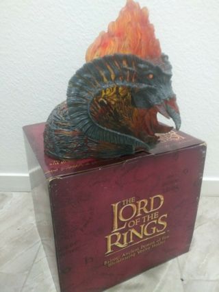 Neca Lord Of The Rings Balrog Illuminating Votive Holder Ancient Demon Of Fire 6
