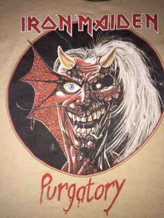 PRIVATE LISTING FOR VINTAGEUSA 1981 Iron Maiden ALIVE PURGATORY 4