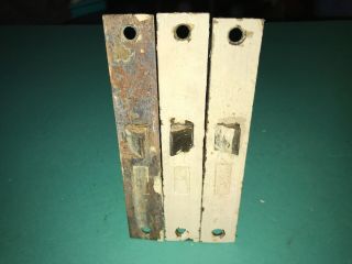 3 Vintage Mortise Door Locks 3