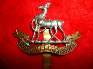 The Royal Warwickshire Regiment Cap Badge,  British Army