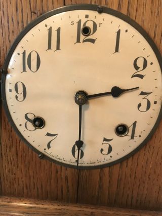 Antique Waterbury Clock Co.  Wind - Up Shelf/Mantel Clock,  Parts. 4