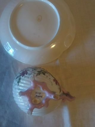 Footed Shell Depon Mustache Cup And Saucer 4