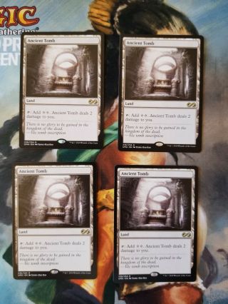 4x Ancient Tomb,  Ultimate Masters Nm
