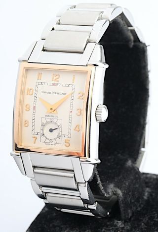 Girard - Perregaux Vintage 1945 Ref 2594 Automatic Steel & Rose Gold Wristwatch 8