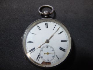 John Bennett 65 Cheapside London English Pocket Watch Silver Case