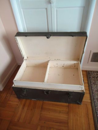 Antique 1939 Military Army Foot Locker 31 