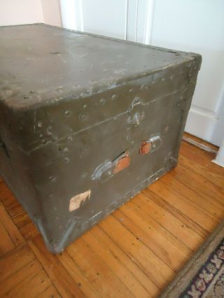 Antique 1939 Military Army Foot Locker 31 