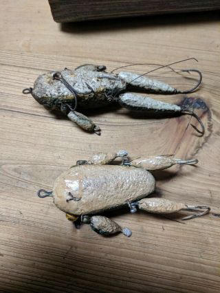 RARE Barron Frog lure pair Large (only 2) Known plus Nicest Bass size I know of 2