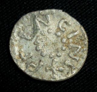 Merovingian Ancient Coin - Silver Denier - Circa 700 Ad  - 134