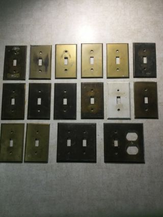 Brass Old Switch,  Outlet Covers,  Carpenter,  Electristion,  Hardware.