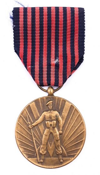 Belgium : The Ww2 Volunteers Medal