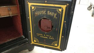 Antique Farrell House Safe rare covered dial 7