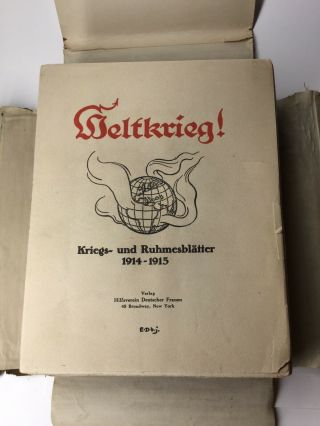 WW1 German Propaganda Magazines,  Weltkrieg Kriegs und Ruhmesblatter 90 Issues 7