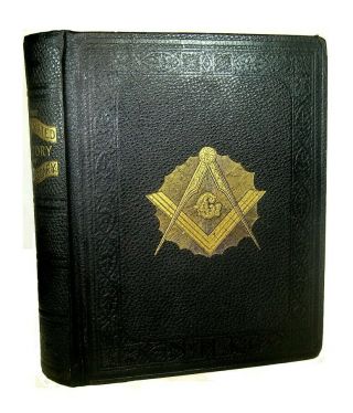 Freemasonry Masonic Antique History 1902 Illustrated Knights Templar Occult Book
