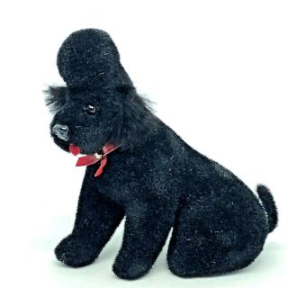 V41 12 Medium Poodle Dog Wagner Kunstlerschutz Animal Toy Vintage Box 2