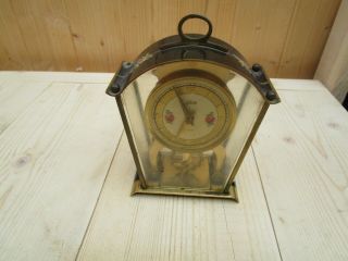 Vintage German Schatz Brass Anniversary Clock