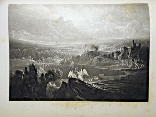 1827 Paradise Lost Milton JOHN MARTIN 24 Mezzotints First Edition ANTIQUE 10