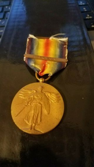 World War I Victory Medal With France Clasp Wwi Estate Find